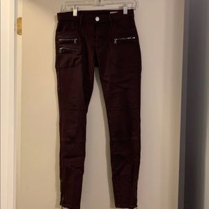 BlankNYC Maroon Jeans Size 25